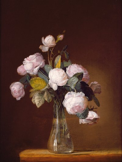 Róże na kamiennej półce autorstwa Jean Louis Prevost